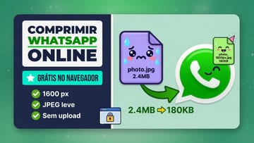 Comprimir Imagem para WhatsApp Online Grátis
